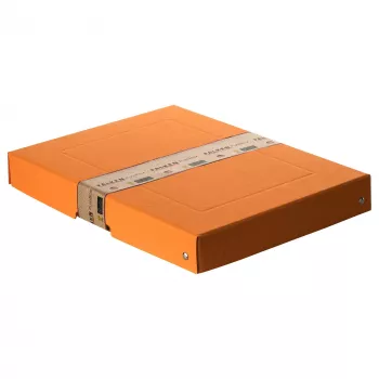 FALKEN PURE Aufbewahrungsbox 500 Blatt Pastellorange 24,0 x 32,0 x 4,0 cm 22001832000F