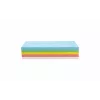 MAGNETOPLAN HOLTZ Selbstklebende rechteckige Moderationskarten, verschiedene Farben (Pink, Grün, Gelb, Weiß, Blau), 200 Karten 111151590