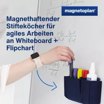 MAGNETOPLAN HOLTZ magnetoplan Stiftehalter magnetoTray big 1227714 Blau