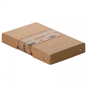 FALKEN PURE Aufbewahrungsbox 310 Blatt Naturbraun 12,0 x 18,5 x 2,5 cm, 1 Stk. 22001824000F
