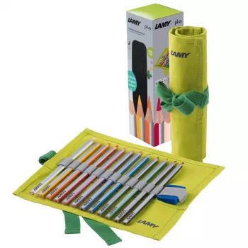 LAMY Plus Buntstift-Set mit Spitzer (12 Farben) 1226068