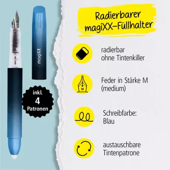 ONLINE magiXX Deep Ocean Füllfederhalter Blau M Medium (70200)