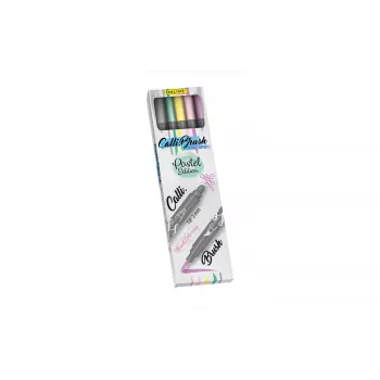 ONLINE USV 5 ONLINE® Calli.Brush Double Pastel Brush-Pens Sortierte Farben (19079)