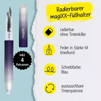 ONLINE magiXX Lavender Füllfederhalter, Mittlere Feder (M), Lila 70198