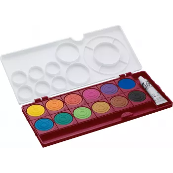 LAMY aquaplus multired Aquarellfarbkasten, 12 Farben (1241262)