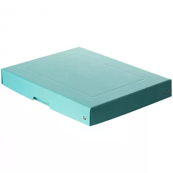 FALKEN PURE Aufbewahrungsbox 500 Blatt Pastellblau 24,0 x 32,0 x 4,0 cm, 1 Stück (22001856000F)