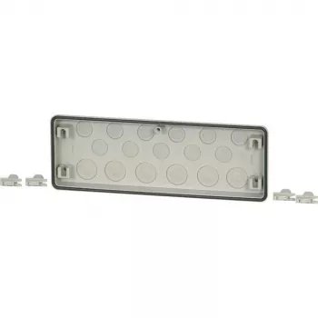 Eaton FL4-3 Schaltschrankflansch, graues Polycarbonat, 329 x 23 x 116 mm 017236