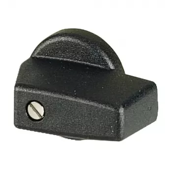 Eaton RMQ-Titan Drehgriff KNB-T0, schwarzer Kunststoff, Frontmontage, 22,5 mm, IP66/IP67/IP69K 038909