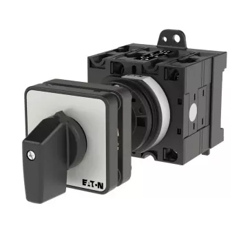 Eaton T3-3-8401/Z 3-poliger Nockenschalter, 32 A, 690 V AC, IP65, Schwarz/Silber 035739