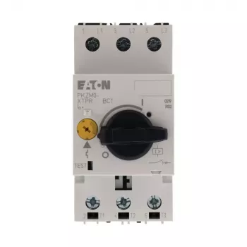 EATON PKZM0-0.16 Motorschutzschalter, 0,16 A, 3-polig, Drehknopf, thermisch-magnetisch, DIN-Schiene 072730