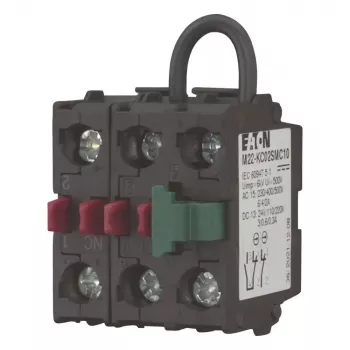 Eaton M22-KC02SMC10 Kontaktelement, 2 NC, Schraubklemmen, Frontmontage 121720