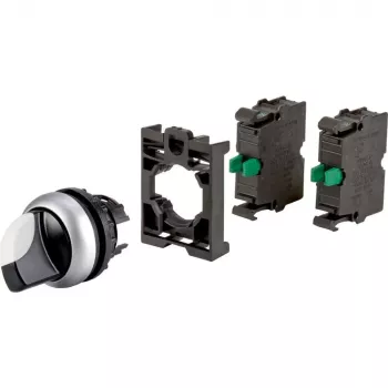 Eaton M22 Schlüsselschalter, 2 Stellungen, Rastend, 2 NO Kontakte, Schwarz 110922