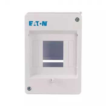 Eaton MINI-4 Aufputz-Verteilerschrank, 4 Moduleinheiten, IP30, Verkehrsweiß (RAL 9010) 177068