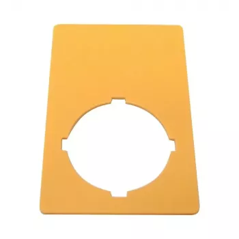 Eaton M22-XZK1-D99 NOT-HALT-Schild, Gelb, 90x90mm, NOT-HALT 121089