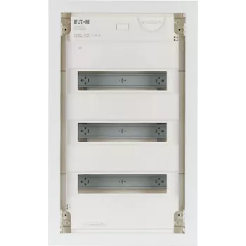 Eaton KLV-36HWP-F Aufputz-Verteilerschrank, 3 Reihen, 36 Module, transparente Tür, Weiß 178810