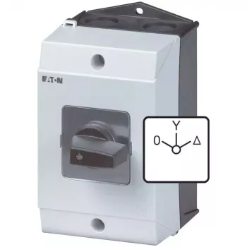Eaton T3-4-8410/I2 Hauptschalter 3-polig 63 A 690 V AC EIN-AUS Schalttafeleinbau Schwarz/Weiß 207195