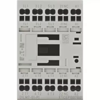 EATON DILM7-01(24VDC) Leistungsschütz 3-polig 400V 3kW 1NC 24VDC 199228