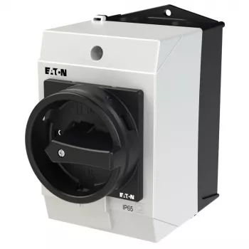 Eaton T0-3-8342/I1/SVB-SW 3-poliger EIN-AUS-Kippschalter, 20 A, 690 V AC, IP65, Schwarz/Weiß 207160