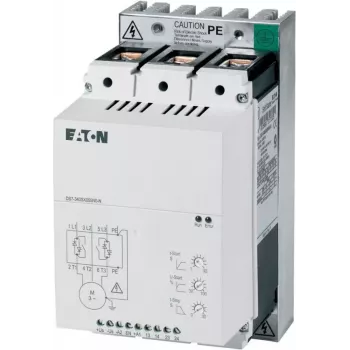 Eaton DS7-340SX041N0-N DS7 Sanftstarter, 41 A, 22 kW bei 400 V, 200–480 V AC, 24 V DC Steuerspannung, integrierter Bypass (134916)