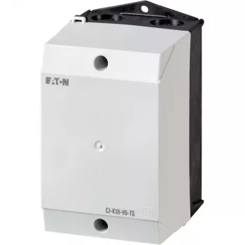 Eaton CI-K1H Leergehäuse für DIN-Schienen-Montage, 80 x 120 x 95 mm, Lichtgrau/Schwarz, IP65 105853
