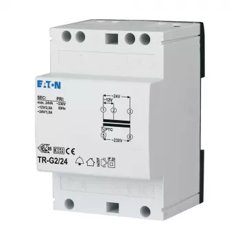 Eaton 272484 TR-G2 Klingeltransformator 230V auf 12-24V AC 2-1A DIN-Schiene