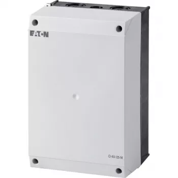 Eaton CI-K4-125 Leergehäuse für Montageplatte, 160 x 240 x 125 mm, Lichtgrau (RAL 7035), Polycarbonat, IP65, IK08 206897