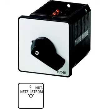 Eaton T5B-4-8902/E 4-poliger Drehschalter, 32 A, 690 V AC, Schwarz/Weiß 207430