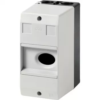 Eaton CI-PKZ01 Aufputzgehäuse mit integriertem Schalter, 158 x 80 x 116,5 mm, Grau 281403