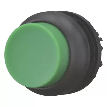 Eaton Moeller M22 Drucktaster-Antrieb, erhöht, tastend, grün, Kunststoff-Frontring, 22,5 mm 216645