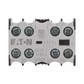 EATON 04DILE Hilfskontaktblock, 4 NC, zwangsgeführt, Frontmontage, für DILM7-DILM38 Schütze 010256
