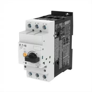 Eaton PKZM4-50 Motorschutzschalter, 3-polig, 50 A, 40-50 A Überlast, Schraubklemmen, DIN-Schiene 222355