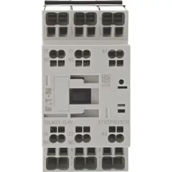 Eaton DILM25-11(RDC24)-PI Schütz, 3 Schließer-Hauptkontakte, 24 V DC Spule, 25 A, 11 kW 199288