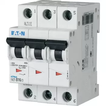 Eaton FAZT-C16/3 3-poliger 16 A C-Charakteristik Leitungsschutzschalter 240895