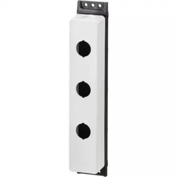 Eaton M22-FI3 Aufputzgehäuse, 3 Positionen, grauer Kunststoff, IP66/IP67/IP69K