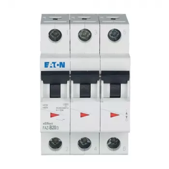 Eaton FAZ-B20/3 Leitungsschutzschalter 3-polig Typ B 20A 230/400V 278848