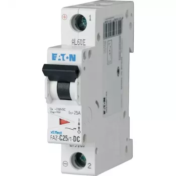 Eaton FAZ-C6/1-DC Miniatur-Leitungsschutzschalter 1-polig 6A Typ C 110V DC 279125