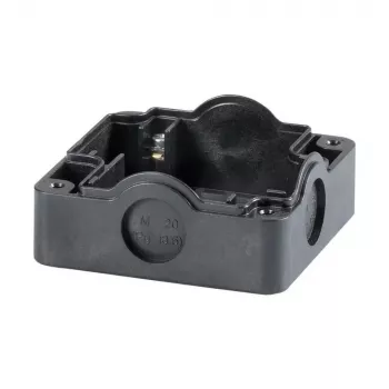 Eaton 229753 Grundplatte für Schaltkasten, schraubmontiert, schwarz, 85 x 85 x 101 mm