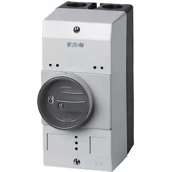 Eaton CI-PKZ0-GM Leergehäuse mit Drehschalter, 158 x 80 x 126 mm, Schwarz/Grau 260089