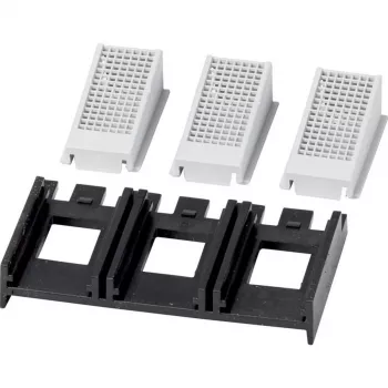 Eaton NZM1-XIPK Klemmenabdeckung für NZM1, PN1, N1 Leistungsschalter, 3-polig, IP20 vorne / IP40 hinten, Schwarz/Grau, 90 mm 266744