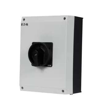 Eaton P3-100/I5/SVB-SW/HI11 3-poliger Hauptschalter 100 A, Aufputzmontage, IP65, rot/gelber Drehgriff, abschließbar, 1NO+1NC 207375