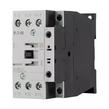 Eaton DILM25-01 Leistungsschütz, 3-polig, 25 A AC-3, 11 kW, 230 V AC 50 Hz / 240 V AC 60 Hz Spule, 1 NC Hilfskontakt 277164