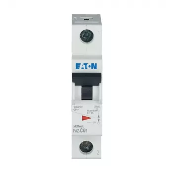 Eaton FAZ-C4/1 Leitungsschutzschalter Typ C, 1-polig, 4 A, 10 kA, DIN-Schiene 278553