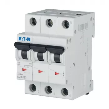 Eaton FAZ-K16/3 16 A 3-poliger Leitungsschutzschalter mit K-Charakteristik 278911