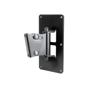 König & Meyer 24481 Wandmontierter Gitarrenhalter für Akustik-, E- und Bassgitarren, Schwarz, Stahl, 25 kg Traglast 24481-000-55