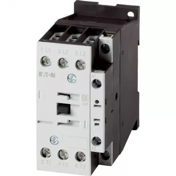 Eaton DILM32-01 Leistungsschütz, 3-polig, 32 A, 230 V AC 50 Hz / 240 V AC 60 Hz Spule, 1 NC Hilfskontakt 277292