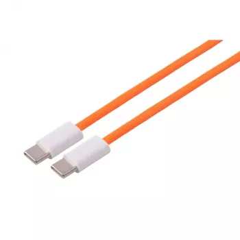 S CONN MAXIMUM CONNECTIVITY USB-C Ladekabel, 2.0, 240W, Orange, Textil, 1,8m (14-22187)