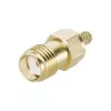 Telegärtner J01151A0611 SMA-Kabelbuchse, Crimp G05, für RG-223/U, RG-142 B/U, Gold