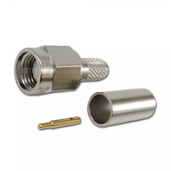 Telegärtner J01150A0049 SMA-Steckverbinder, Stecker, gerade, 50 Ohm