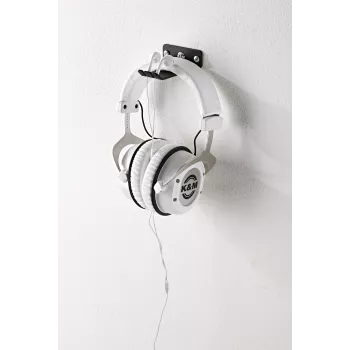König & Meyer KM-16311 Kopfhörerhalter für In-Ear-, On-Ear- und Over-Ear-Kopfhörer, Schwarz