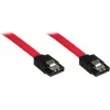 GoodConnections SATA 3 Gb/s Kabel mit Verriegelung, 0,5 m, Rot 5045-A05